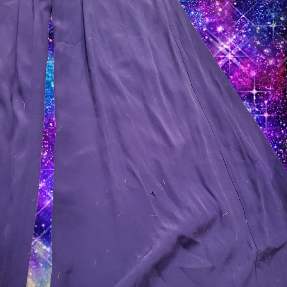 MAEVE Navy Blue Souxanne Wide Leg Jumpsuit Apron Overalls Anthropology - Picture 6 of 15